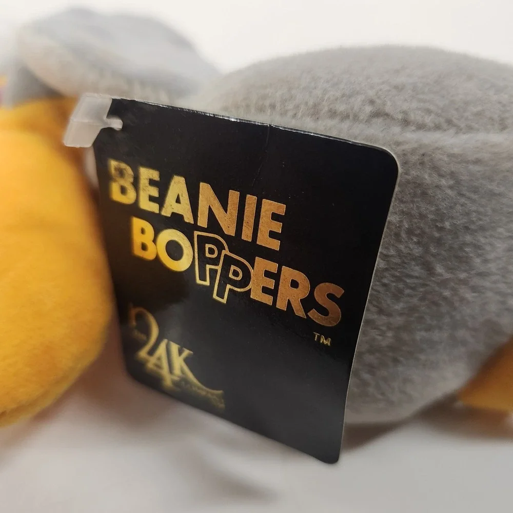 NWT 24K‎ Beanie Boppers  Splasher The Pelican 1997 Plush Stuffed Animal Bird
